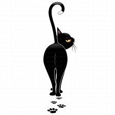 Disdainful Black Cat Cartoon Walking Away Black Cat Drawing Cats Art Drawing Cartoon Cat