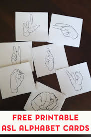 It allows you to spell out words using individual letters. Free Printable American Sign Language Alphabet Flashcards Sign Language Alphabet Sign Language Art Sign Language Phrases