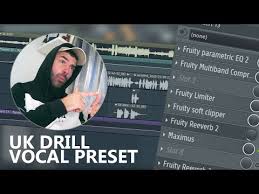 Uk Rap Drill Vocal Effects Settings In Fl Studio Drill Fl Preset