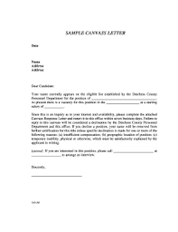 Canvass is a field sales, direct sales, and medical detailing application and sales engagement platform that drives sales performance and revenue for the best sales organizations in the world. Fillable Online Sample Canvass Letter Fax Email Print Pdffiller