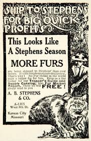 Black And White Print Ads 1912 Black And White Print Ad For A Fur Trapping Market Guide For Hunters That Was Offered By A B Stephens Company Old Ads Print Ads Mountain Man