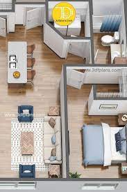 Student Housing 3d Floor Plans North Dakota 3d Floor Plans Sims House Plans Student House Latest House Designs
