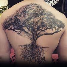 Incredible Detailed Tree With Roots Mens Full Back Tattoo Ideas Tree Tattoo Men Picture Tattoos Tree Tattoo Back