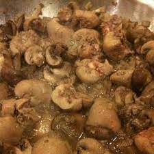 Lamb Kidneys With Mushrooms Recipe Yummly Recipe Kidney Recipes Lamb Kidney Recipe Offal Recipes