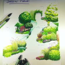 Croquis D Ambiance D Un Jardin Fleuri Dessin Jardin Paysagiste Plans De Paysages