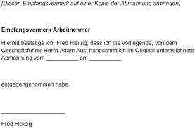 Verstößt der mitarbeiter hingegen erheblich gegen seine vertraglichen verpflichtungen (bestiehlt darf ich als dienstnehmer der eine schriftliche verwarnung bekommen hat eine kopie für mich verlangen? Anforderungen An Eine Wirksame Abmahnung Springerlink