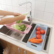 adjustable vegetable sink drainer don