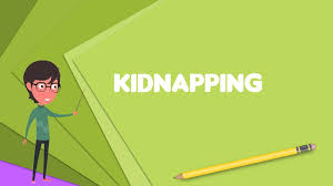 Child abduction, the abduction or kidnapping of a young child (or baby) by an older person. What Is Kidnapping Explain Kidnapping Define Kidnapping Meaning Of Kidnapping Youtube