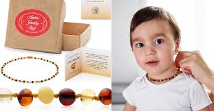 Baltic Amber Teething Necklaces For Babies By Amber Jewelry Shop