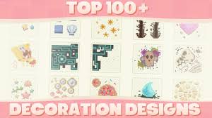 Jouer au jeu décoration animaux : Top 100 Custom Decoration Designs For Animal Crossing New Horizons August Youtube