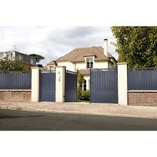 Portail Battant Aluminium Adaggio Portail Aluminium Cloture Maison Maison Exterieure