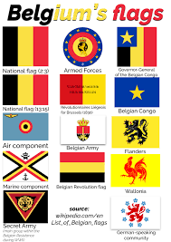 When flown, the black band is nearest the pole and has the unusual proportions of 13:15. Different Belgian Flags Do The Same With Your Country Vexillology