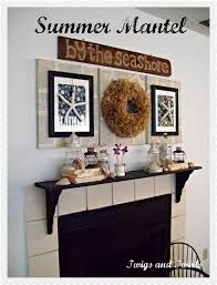 Spending a day on a sea shore is one of the most amazing ways to spend your time. Twigs And Twirls Summer Mantel By The Seashore Summer Mantel Seashore Decor Decor