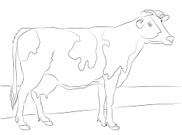 Free Cow Coloring Pages Printable Cow Coloring Pages Animal Coloring Pages Cow Colour