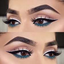 Black And White Winged Eyeliner Line Ace Legend Makeup Eyeliner No Eyeliner Makeup Eye Makeup