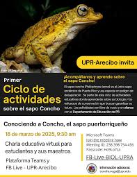 El sapo concho puertorriqueño, también conocido como Peltophryne lemur,  está haciendo acto de presencia en Guanica después de que las recientes  fuertes lluvias ( sobre 5"de lluvia) los sacaron de sus madrigueras