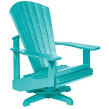 Swivel Adirondak Turquiose By C R Plastic Products C02 09 Missouri Furniture In 2020 Patio Chairs Adirondack Chair Plastic Lumber