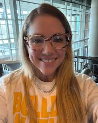 Adding a touch of sparkle to the mat 🤼‍♀️✨ I wore my favorite  @melindamaria_jewelry Julian Loves Diamonds necklace to the Iowa state  wrestling tournament and it was the perfect accessory. The Julian