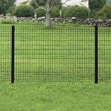 41in tall zippity black metal garden fence gate. 4 X 6 Black Euro Fence Panel At Menards