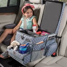 High Road Car Organizers Polka Dot Back Seat Car Organizer For Kids In 2020 Car Seat Organizer Cars Organization Road Kids