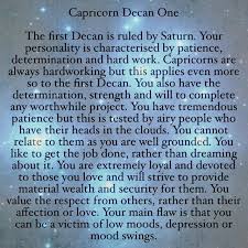22nd December January 1st Capricorn Decans Astrology Badastrology Starsigns Zodiac Capricorn Facts Capricorn Life Capricorn Personality