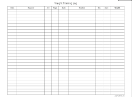 strength training log template advmobile info