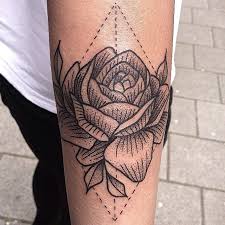 We did not find results for: Vintage Black Ink Usual Rose Tattoo On Forearm With Geometrical Figure Tattooimages Biz