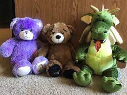 Build A Bear Lot Of 3 Plush Bearemy Bear Wizards Waverly Place Enchanted Dragon Buildabearworkshop