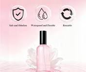 1PC 3.4oz 100ML Pink Glass Empty Upscale Press Pump Bottles Jar Pot Vial  Tube Containers For Makeup Lotion Serum Face Cream Facial Cleanser Toner ...