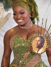 Papaya Ex At Priscilla OJO'S Traditional wedding 💍💒 Looking So Stunning  💖 #jp2025