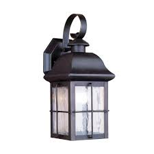 Patriot Lighting Hawkins Painted Olde Bronze Outdoor Wall Light At Menards