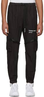 Black And White Pants Men Off White Black Parachute Cargo Pants White Cargo Pants Cargo Pants Men Off White Pants
