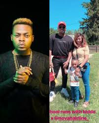 He captioned it, 'somehow found myself in disneyland with my hitta'. Jany View S Blog Photos Olamide Poses With His Fiancee And Son