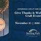 Give Thanks & Welcome in Craft Event event image