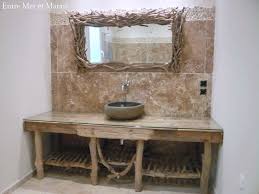 Canapé en cuir, fauteuil colonial meuble de salle de bain : Meuble Salle De Bain Bois Flotte Bright Shadow Online