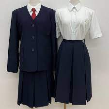 激安 US884-2 /6/L/170A/W66/ブレザー/ベスト/ブラウス/スカート/ネクタイ/紺/夏冬/制服/女子学生/卒業生品 7点セット  結城中学校 茨城県 (中古) 学生服 - nextgenmemorials.com