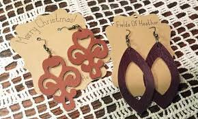 How to attach earrings to hooks cut from cricut use a leather punch to make a small hole in your earring. How To Cut Faux Leather With Cricut Tips Tricks For Making Faux Leather Earrings
