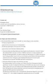 Ob der arbeitgeber ihnen ein änderungsangebot unterbreitet, hängt in der regel davon ab, wie weitläufig die vereinbarten vertragsbedingungen formuliert sind. Arbeitsvertrag Muster Eines Arbeitsvertrages Mit Erlauterungen Pdf Kostenfreier Download
