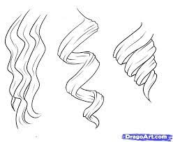 To draw anime hair, start by drawing the outline of the head and the hairline. Pin By Marissa Holder On Artsy Ideas Curly Hair Drawing How To Draw Hair Anime Hair