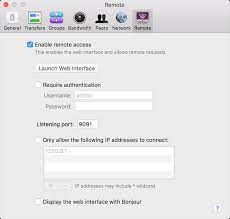 Uses fewer resources than other clients. Using The Transmission Web Interface
