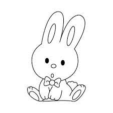 lapin de paques dessin coloriage avec tete a modeler renne