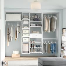 Floating shelves are a great way to create a clean fresh look in any room. Dotted Line Grid 60 W 108 W Closet System Reach In Sets Reviews Wayfair