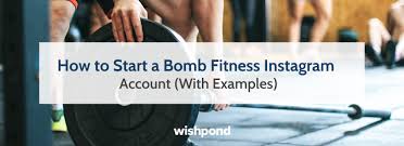 start a fitness insram account