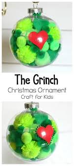 Absolutely Adorable Grinch Homemade Christmas Ornament Craft Grinch Christmas Party Christmas Ornaments Homemade Preschool Christmas