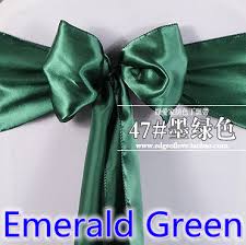 Emerald is a color that is a shade of green. Emerald Warna Hijau Berkualitas Tinggi Satin Selempang Kursi Busur Untuk Kursi Ikat Pinggang Spandex Pesta Dan Pernikahan Grosir Bows For Chairs Satin Sashchair Sashes Aliexpress