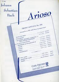 Arioso From Cantata No 156 For Alto Saxophone With Piano Sheet Music Carl Fisher W 1858 By Bach Johann Sebastian H R Kent Arrangment Very Good Soft Cover Sheet Music 1945 100pockets