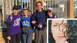 Largs: Family walking West Highland Way in memory of Sara Sinclair