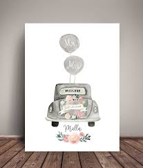 Mr Mrs Hochzeit Kunstdruck Personalisiertes Hochzeitsgeschenk Boho Wedding Hochzeitsgeschenk Hochzeitstag Just Married In 2020