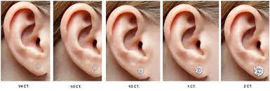 You worry that there will be a little inclusion that will ruin your life and give your snotty neighbor. 14k White Gold Ladies Earrings With Round Shaped Diamonds In 2021 Diamond Earrings Studs Diamond Studs Beautiful Diamond Earrings