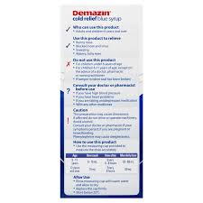 Buy Demazin Cold Relief Blue Syrup 200ml Online At Chemist